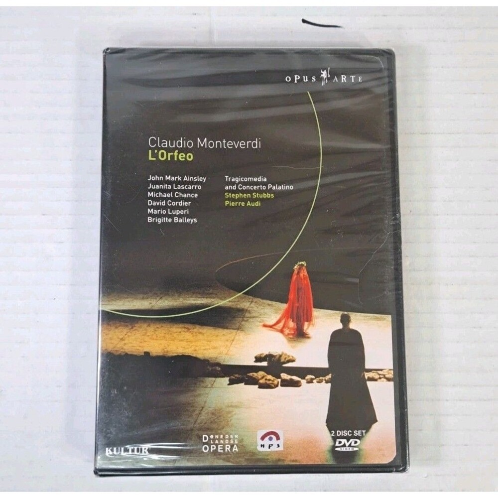 Claudio Monteverdi: L’Orfeo Opera DVD New Sealed Classical Baroque Performance